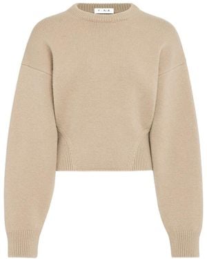 Alaïa Crewneck Sweater - Natural