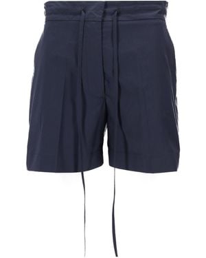 P.A.R.O.S.H. Drawstring Shorts - Blue