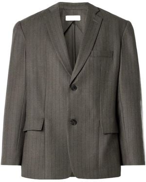 Kallmeyer Pinstriped Wool-Twill Blazer - Green