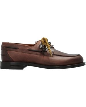 DSquared² Round-Toe Lace-Up Shoes - Brown