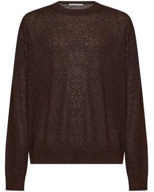Studio Nicholson Picco Crew-Neck Sweater - Brown