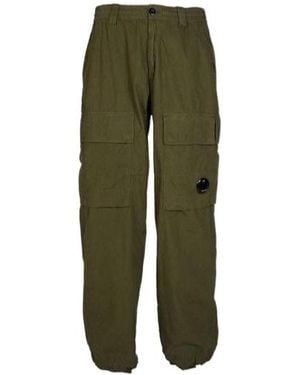 C.P. Company Long Cargo Trousers - Green