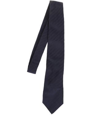 Brunello Cucinelli Chevron Tie - Blue