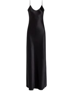 Nili Lotan V-Neck Formal Dress - Black
