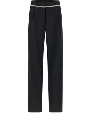 Nensi Dojaka Anouk Tulle-Insert Pants - Black
