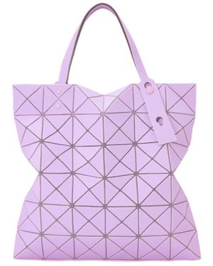 Issey Miyake Prism Geometric-Pattern Tote Bag - Purple