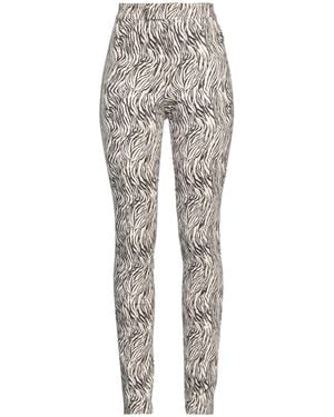 Isabel Marant Zebra Print Slim Fit Leggings - Gray