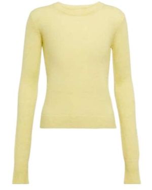 Isabel Marant Crew Neck Knit Sweater - Yellow