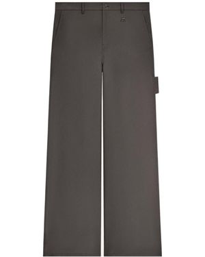 Courreges Belt-Loops Trousers - Grey