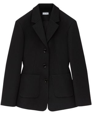 Loewe Woolen Jacket - Black