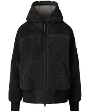 Canada Goose Simcoe Zipped Drawstring Hoodie - Black