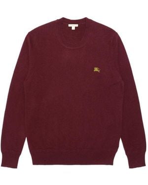 Burberry Logo Pullover - Red