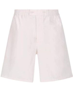 Prada Elasticated Waistband Shorts - White