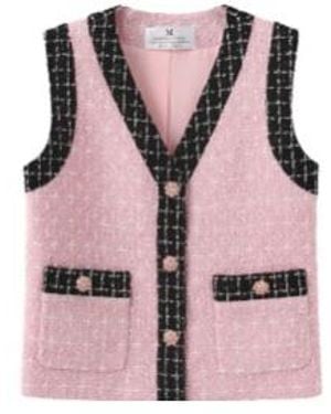 Marissa Chiara V-Neck Vest - Pink