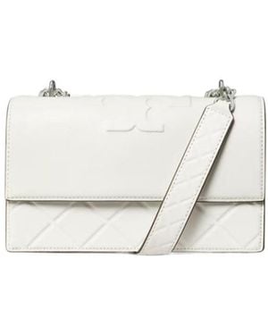 Tory Burch Fleming Small Convertible Shoulder Bag - White