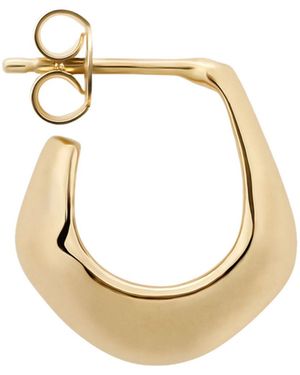 Lemaire Geometric Hoop Earring - Metallic