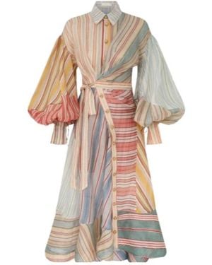 Zimmermann Striped Pattern Dress - Multicolour