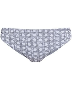 Marysia Swim Venice Graphic-Print Bikini Bottoms - Grey
