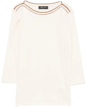 Fabiana Filippi Bead-Embellished T-Shirt - White