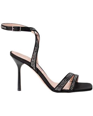 Liu Jo Leonie Hanne X Camellia Embellished Sandals - Black