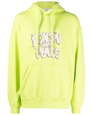 Bonsai Long-Sleeved Hooded Jumper - Yellow
