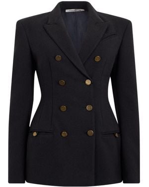 Philosophy Di Lorenzo Serafini Slim Double-Breasted Blazer - Black