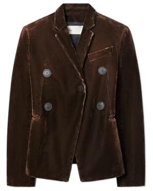 Tory Burch Denim Blazer - Brown