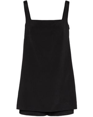 Valentino Sleeveless Playsuit - Black