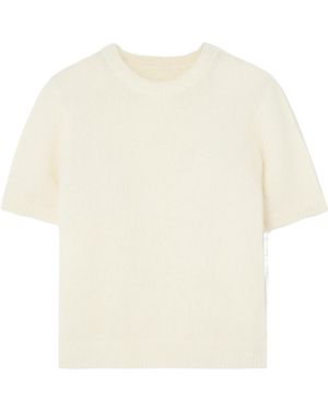 Doen Short-Sleeved Sweater - White