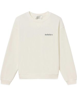 FRAME X Sotheby's Graphic Sweatshirt - White