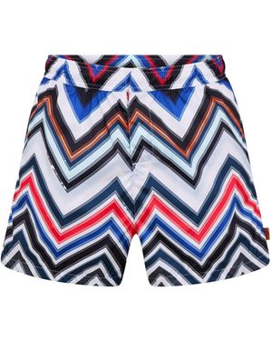Missoni Elasticwaist Shorts With - Blue