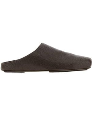 Uma Wang Flat Mules - Brown
