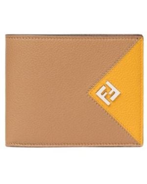 Fendi Bifold Wallet - Natural