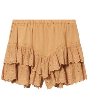 Isabel Marant Jocadia Shorts - Natural