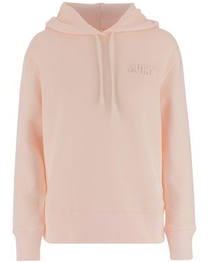 Autry Tonal Logo Hoodie - Pink