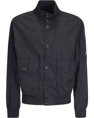 C.P. Company Chrome-R Jacket With Front Pockets - Blue