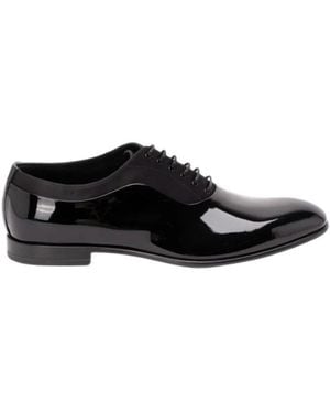 Dolce & Gabbana Lace-Up Derby Shoes - Black