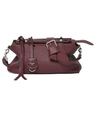 Fendi By The Way Selleria Two-Toned Medium Tote Bag - Purple