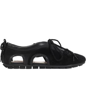 Simone Rocha Openwork Ballet Trainers - Black