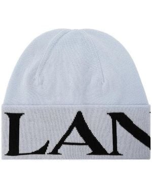 Lanvin Logo Pee Cap Without Brim - White
