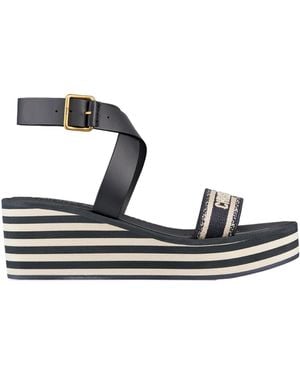 Dior Dway Wedge Sandal - Black