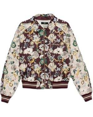 Amiri Floral Pattern Jacket - Multicolour