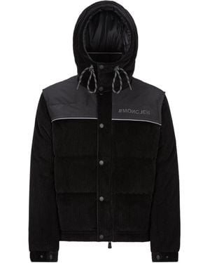 Moncler Grenoble Hooded Down Jacket - Black