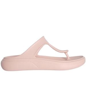 Stuart Weitzman Stuflex T Strap Sandals - Pink
