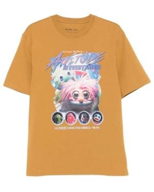 Martine Rose Graphic-Print Cotton T-Shirt - Multicolour