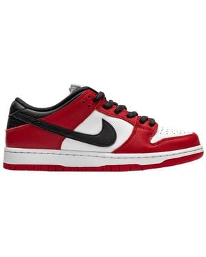 Nike Sb Dunk Low Pro Sneakers - Red
