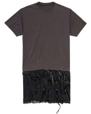 Balenciaga Lingerie T-Shirt Dress - Grey