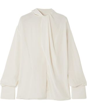 Victoria Beckham Smooth Elegant Blouse - White