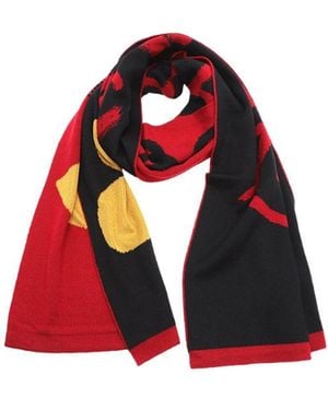Moschino Logo Scarf - Red