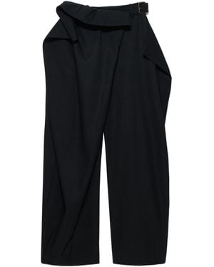 JW Anderson Jw Anderson Fold Over Trousers - Black